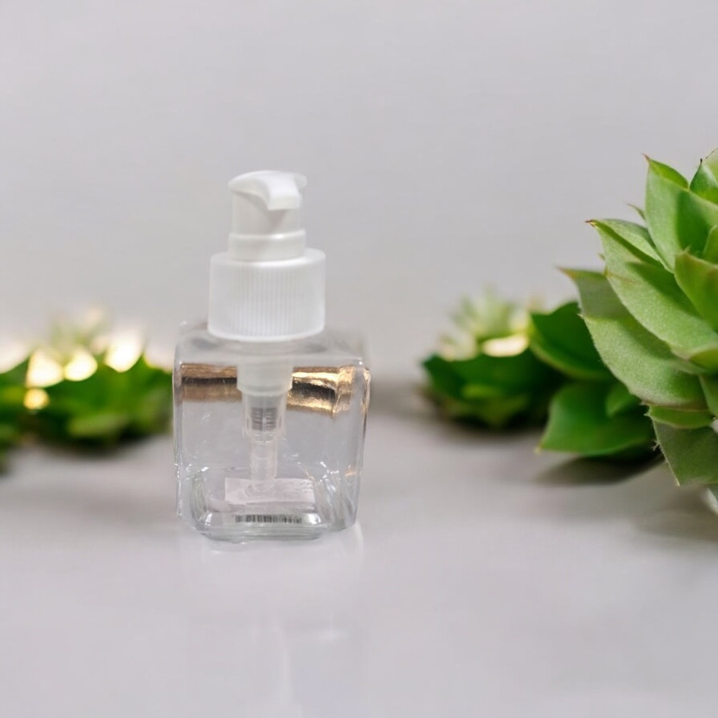 Kubus zeeppompje met witte dop – €1,52/st – set van 24