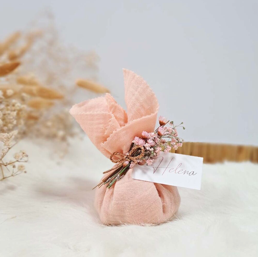 Tetra doekje - peach - €1,41/st - set van 24