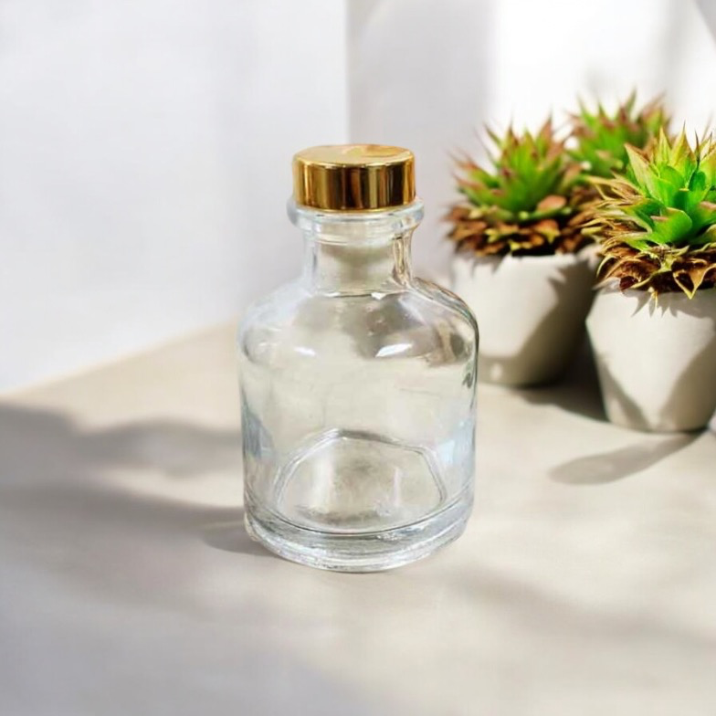 Apo flesje met gouden dop - €1,95/st - set van 12