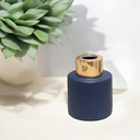 Parfumflesje marineblauw met gouden, zilveren of zwarte dop – €2,08/st – set van 12