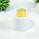 Parfumflesje wit met gouden, zilveren of zwarte dop – €2,08/st – set van 12