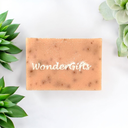 Natuurzeep peach gepersonaliseerd – €3,75/st – set van 20