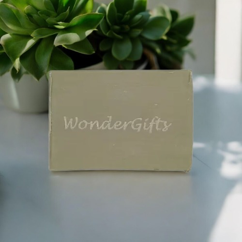 Zeepstuk zijdegroen gepersonaliseerd – €3,95/st – set van 20 