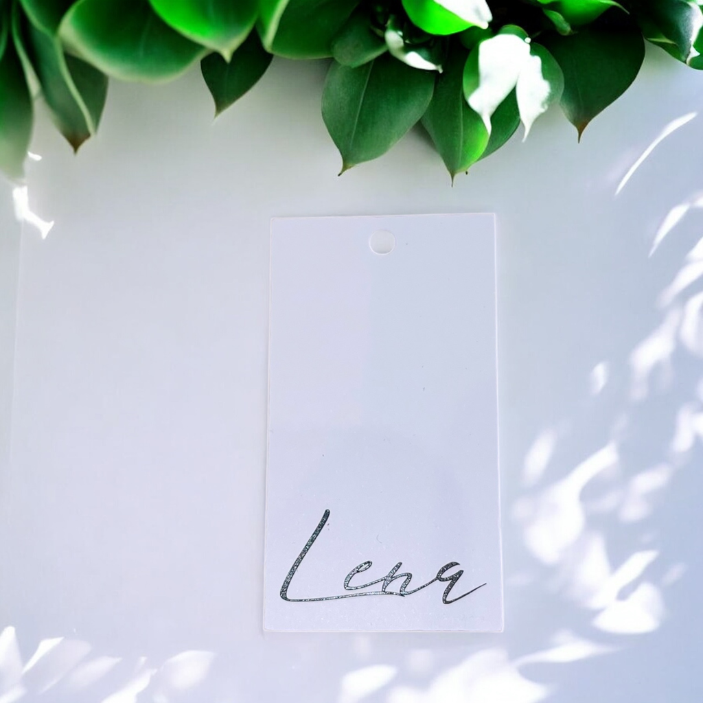 Label rechthoek groot - naam evenwijdig met korte zijde