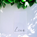 Label rechthoek groot - naam evenwijdig met korte zijde