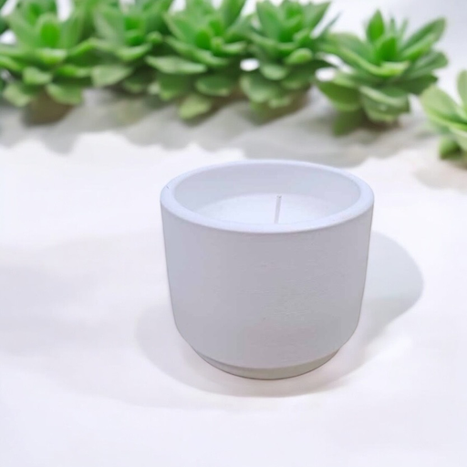 Kaarspotje keramiek - wit – €3,00/st – set van 12