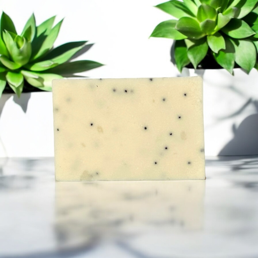 Natuurzeep crème wit met poppy seeds – €3,34/st – set van 10
