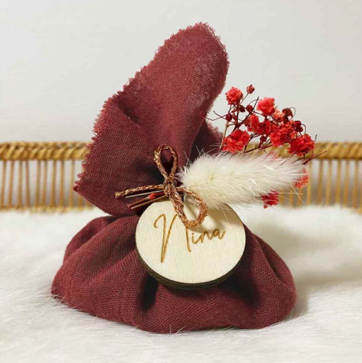 Tetra doekje - rosewood - €1,41/st - set van 24