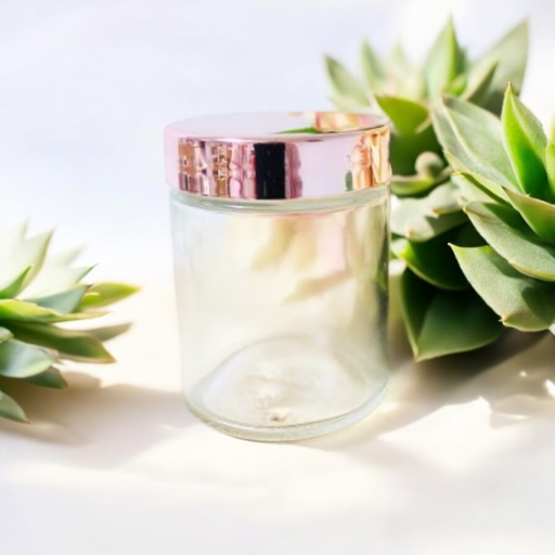 Cylinderpotje met rosé gouden dop - €1,65/st - set van 12 