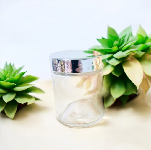 Cylinderpotje met zilveren dop - €1,65/st - set van 12 