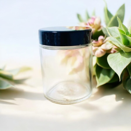 Cylinderpotje met zwarte dop - €1,65/st - set van 12